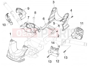 gilera 2007 Fuoco 500 Handlebars coverages