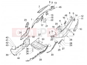 gilera 2009 Fuoco 500 Side cover - Spoiler