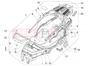 gilera 2010 Fuoco 500 Helmet huosing - Undersaddle