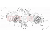 gilera 2011 Fuoco 500 Front wheel