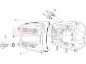 gilera 2012 Fuoco 500 hengerfej