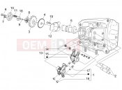 gilera 2012 Fuoco 500 Rocking levers support unit