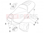 gilera 2012 Fuoco 500 Saddle/seats