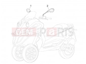 gilera 2013 Fuoco 500 Driving mirror/s