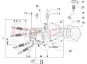 gilera 2014 Fuoco 500 Head unit - Valve