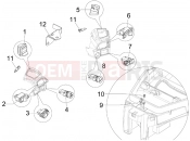 gilera 2014 Fuoco 500 Selectors - Switches - Buttons
