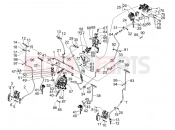 gilera 2013 Fuoco 500 LT Brakes pipes - Calipers