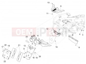 gilera 2013 Fuoco 500 LT Rear cover - Splash guard