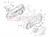 gilera 2014 Fuoco 500 LT Crankcase cover - Crankcase cooling
