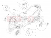 kezelőszervek - akkumulátor - Gilera Fuoco 500 LT 2014