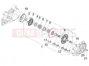 gilera 2007 GP 800 Driven pulley
