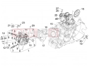 gilera 2007 GP 800 Head unit - Valve