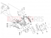 gilera 2007 GP 800 Rear cover - Splash guard