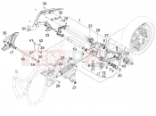 gilera 2007 GP 800 hátsó teleszkóp - lengéscsillapító