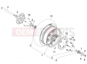 gilera 2007 GP 800 Rear wheel