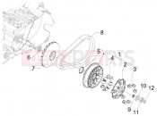 gilera 2008 GP 800 Driving pulley