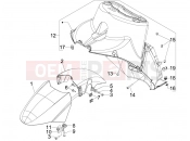 gilera 2008 GP 800 Wheel huosing - Mudguard