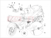 gilera 2009 GP 800 Selectors - Switches - Buttons