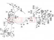 GILERA GP 800 Centenario Brakes pipes - Calipers