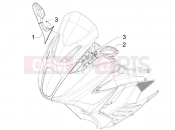GILERA GP 800 Centenario Driving mirror/s