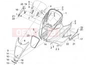 GILERA GP 800 Centenario Front shield