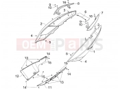 GILERA GP 800 Centenario Side cover - Spoiler