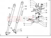 gilera GSM Front-wheel suspension