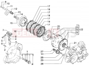 gilera H@k Clutch unit