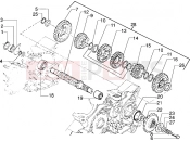gilera H@k Counter shaft