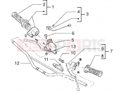 gilera H@k Handlebars component parts
