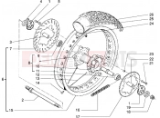 gilera H@k Rear wheel