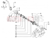 gilera H@k Starting shaft