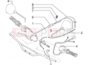 gilera H@k Transmissions-switch-Driving mirror