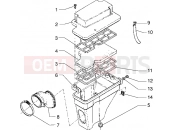 Air cleaner - Gilera H@k M.Y. 2001