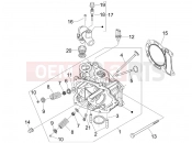 gilera 2010 Nexus 125 ie Head unit - Valve