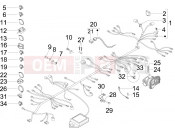 gilera 2010 Nexus 125 ie Main cable harness