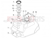 gilera 2006 Nexus 250 Benzin tank
