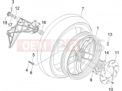 gilera 2006 Nexus 250 Rear wheel