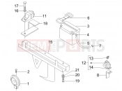 gilera 2006 Nexus 250 Remote control switches - Battery - Horn