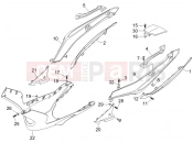 gilera 2006 Nexus 250 Side cover - Spoiler