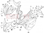 gilera 2007 Nexus 250 Front shield