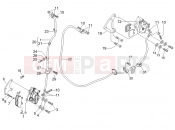 Brakes pipes - Calipers - Gilera Nexus 250 SP 2007