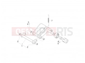 Swinging arm - Gilera Nexus 250 SP 2007