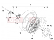 gilera 2008 Nexus 300 ie Front wheel
