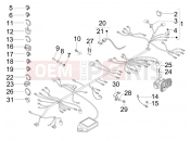 gilera 2008 Nexus 300 ie Main cable harness