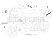 gilera 2008 Nexus 300 ie Plates - Emblems