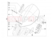 gilera 2008 Nexus 300 ie Windshield - Glass
