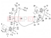 gilera 2010 Nexus 300 ie Brakes pipes - Calipers