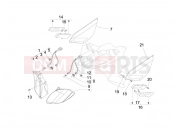 gilera 2010 Nexus 300 ie Front headlamps - Turn signal lamps