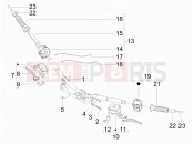 gilera 2010 Nexus 300 ie Handlebars - Master cil.